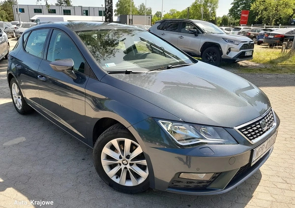 Seat Leon cena 54900 przebieg: 123000, rok produkcji 2019 z Pieniężno małe 596